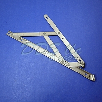 20" Anderberg 201 Stainless Steel Hinge w/ Stop 28-20-2-07 1