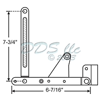 Peachtree Ariel Egress Bottom Hinge Assembly 28-80RH