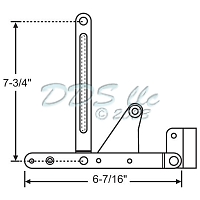 Egress Bottom Hinge Assembly 28-83RH 1