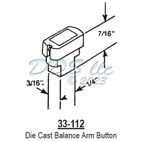 Balance Arm Button 33-112 1