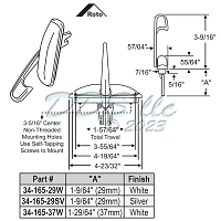 Roto Multi-Point Casement Lock 34-165-37W 1