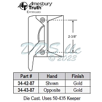 Truth Casement Lock 34-43-87 1