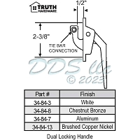 Truth Casement Handle 34-84-7 2