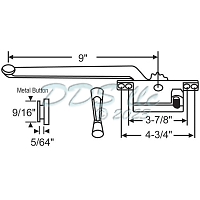 Face Mount Casement Operator 36-114W 1
