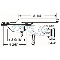 Thorn Face Mount Casement Window Operator 36-135 1