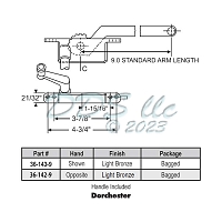 Face Mount Casement Operator 36-143-9 1