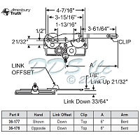 Sill Mounted Casement Operator 36-178 1