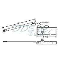 Truth Rear Mount Casement Window Operator 36-238-8
