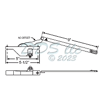 Truth Rear Mount Casement Window Operator 36-239-8