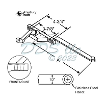 Face Mount Casement Operator 36-433-3 1