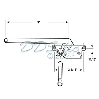 WCM Sill Mounted Casement Operator 36-456 1