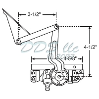 Pella Casement Window Operator 36-488 1