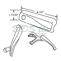 Pella Casement Window Crank Kit LH 36-505NS-RHW 2