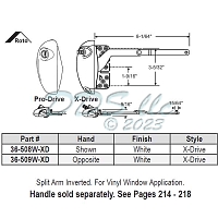 Roto X Drive Casement Operator 36-509w-xd 1
