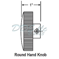 Pella Round Knob Handle Champagne 37-133-35 1