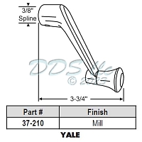 Yale Window Crank Handle 37-210 2
