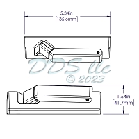 Truth Encore Folding Handle and Cover Set Matte Black 37-266-79 1