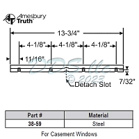 Casement Track 38-59 1