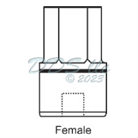 Female Crank Adapter 39-105AW 1