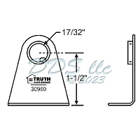 Manual Skylight Operator Bearing Bracket 39-125-1
