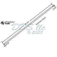 Truth Awning Window Operator Guide Bar Track 39-4