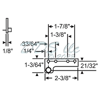 Truth Window Stud Bracket 39-570 1