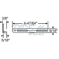 Truth Casement Window Strike 39-77 1