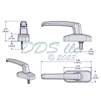 Euro Magnum Tilt and Turn Window Handle 40-1033 1
