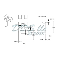 AMC Tilt and Turn Handle Connector Drive Arm 40-1064 1