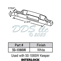 Roto Interlock Window Keeper 50-1066W 1