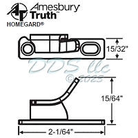 Truth Casement Window Keeper 50-1117 1