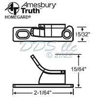 Truth Casement Window Keeper 50-1118 1