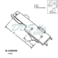 Sash Lock 50-1258bza 2