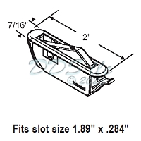 Window Vent Lock Blue White 50-2000BEW 1