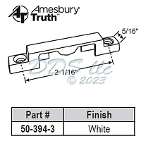 Truth Window Sash Lock Keeper 50-394-3 1
