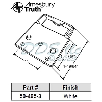 Truth Face Mount Window Keeper 50-495-3 1