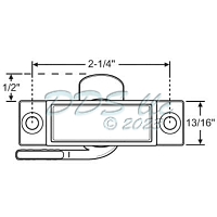 Sweep and Sash lock 50-603W-.500 1