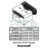 Seasonall Window Latch Spring Type Slider 50-648A 2