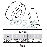Sliding Window Wheels 52-628 Sliding Window Wheels 52-628