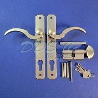 Atrium Swing Door Lockset 55-126SNK