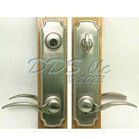 Brass Plated Eclipse Handle Set-Keyed 55-220BRS