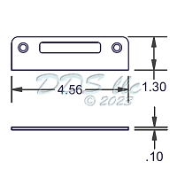 Tongue or Rhino Strike Plate 56-238ss 1