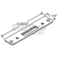 Amesbury Truth Tongue or Rhino Lock Strike Plate 56-241ss