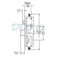 Interlock Optimum Multipoint Lock 56-383 1