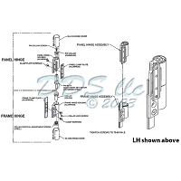 Traco Hinge Left Hand 56-421LH 1