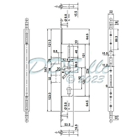 Savio Multi Point Lock 56-721SS 2
