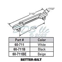 Better-Bilt Window Weep Covers 60-711B 1