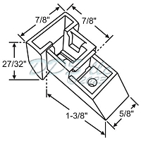 Lawson Window Sash Guide 60-935B 1