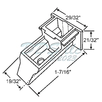 MI Window Sash Guide 60-993 1