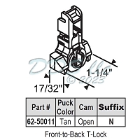 Inverted Balance T Lock 62-50011 1